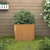 vidaXL Planter 42x40x39 cm Corten Steel