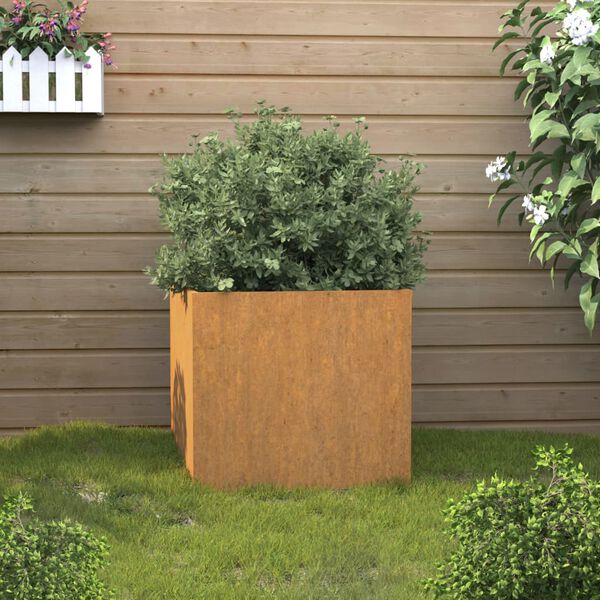 vidaXL Planter 42x40x39 cm Corten Steel