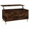 vidaXL Coffee Table Smoked Oak 90x44,5x45 cm Engineered Wood