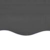 vidaXL Replacement Fabric for Awning Anthracite 5x3.5 m