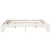 vidaXL Bed Frame White 180 x 200 cm Solid Pine Wood