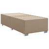 vidaXL Box Spring Bed with Mattress Cappuccino 80x200 cm Faux Leather