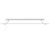 vidaXL Awning Frame Manual White 300 x 250 cm Aluminium