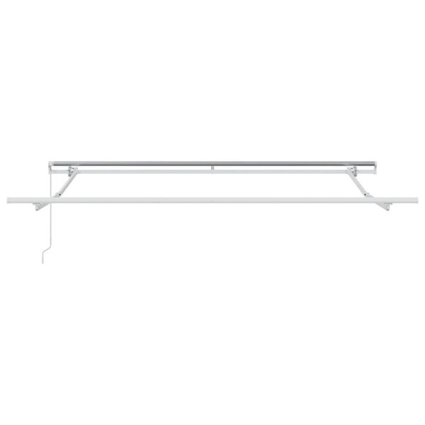 vidaXL Awning Frame Manual White 300 x 250 cm Aluminium