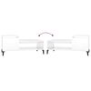 vidaXL Coffee Table High Gloss White 100x50x45 cm Engineered Wood