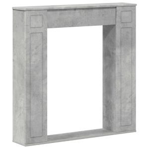 vidaXL Fireplace Surround Concrete Grey 100 x 20 x 100 cm