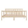 vidaXL Bed Frame without Mattress Super King Solid Wood