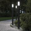vidaXL Bollard Lights with Sensor 3pcs 110 cm Stainless Steel IP44