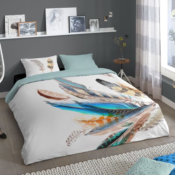 Good Morning Duvet Cover FEATHER 135x200 cm Multicolour