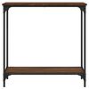 vidaXL Console Table Brown Oak 75x30.5x75 cm Engineered Wood