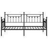 vidaXL Daybed Frame Black 90 x 200 cm Steel