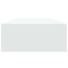vidaXL Wall-mounted Drawer Shelf White 60x23.5x10 cm MDF