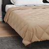 vidaXL Full Year Duvet Taupe 240 x 200 cm Microfiber