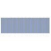 vidaXL Retractable Awning Manual Blue and White 400 x 200 cm