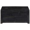 vidaXL Coffee Table Black 65x65x30 cm Solid Mango Wood