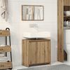 vidaXL 2 Piece Bathroom Furniture Set Artisan Oak Engineered Wood