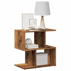 vidaXL Bedside Cabinet Old Wood 50x30x51,5 cm Engineered Wood