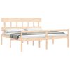 vidaXL Senior Bed without Mattress 200x200 cm Solid Wood