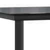 vidaXL 7 Piece Garden Dining Set Black