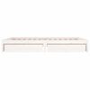 vidaXL Bed Frame without Mattress with Drawers White 140x200 cm (814950+815000)