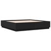 vidaXL Bed Frame without Mattress Black 200x200 cm