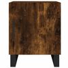 vidaXL Bedside Cabinet Smoked Oak 40x40x50 cm Engineered Wood