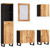 vidaXL 5 Piece Bathroom Furniture Set Solid Wood Acacia