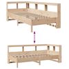 vidaXL Bookcase Bed without Mattress 75x190 cm Solid Wood Pine