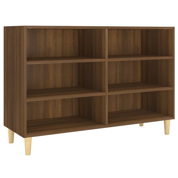 vidaXL Sideboard Brown Oak 103.5x35x70 cm Engineered Wood