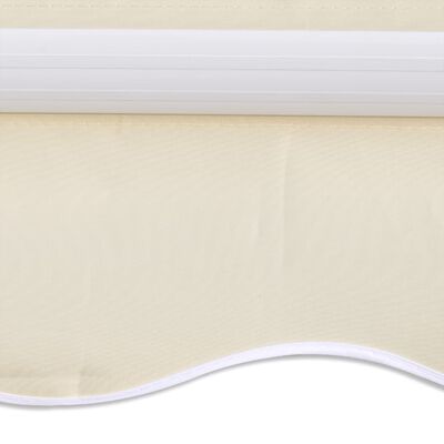 Awning Top Sunshade Canvas Cream 6 x 3 m