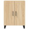 vidaXL Highboard Sonoma Oak 69.5x34x180 cm Engineered Wood