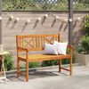 vidaXL Garden Bench Brown 110 x 56 x 90cm Solid Acacia wood