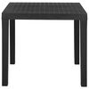 vidaXL Garden Table Grey 79x65x72 cm Plastic