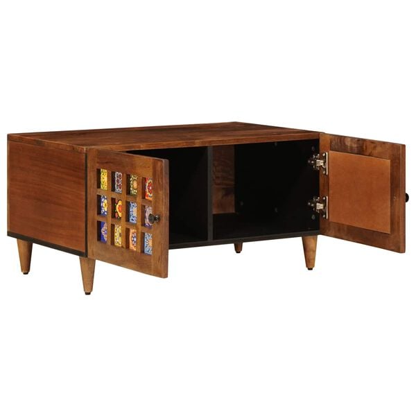 vidaXL Coffee Table Brown 80 x 50 x 40 cm Solid Mango Wood