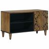 vidaXL TV Cabinet Brown 80 x 33 x 46 cm Solid Mango Wood