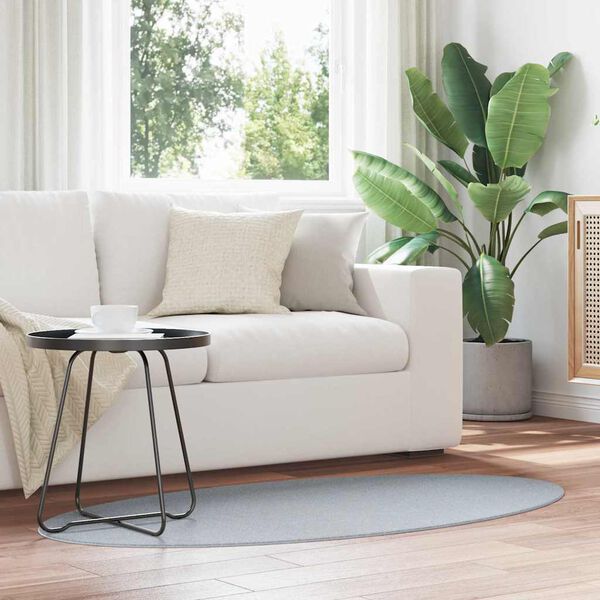 vidaXL Carpet HUARTE Grey 150 x 80 cm 100% Polyester