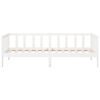 vidaXL Day Bed without Mattress White 80x200cm Solid Wood Pine