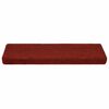 vidaXL Stair Mats Self-adhesive 20 pcs 65x21x4 cm Bordeaux Red Rectangular Edge