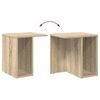 vidaXL End Table Sonoma Oak 37 x 32 x 40 cm Engineered Wood