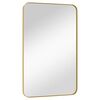 vidaXL Wall-mounted Mirror Gold 50x80 cm Rectangle
