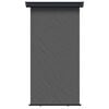 vidaXL Balcony Side Awning 117 x 250 cm 100% polyester iron steel