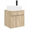 vidaXL Wall-mounted Sink Vanity Sonoma Oak 49 x 41 x 63 cm
