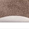 vidaXL Anti-slip Shaggy Rug Brown 90 x 90 cm PP