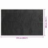 vidaXL Pool Cover Black 975x488 cm PE