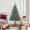 vidaXL Christmas Tree with 150 LEDs with Stand Green 150 cm PVC