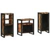 vidaXL Bathroom Furniture Set with Drawer 3 pcs Solid Reclaim Wood