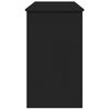 vidaXL Dressing Table with Mirror Black 100x45x76 cm