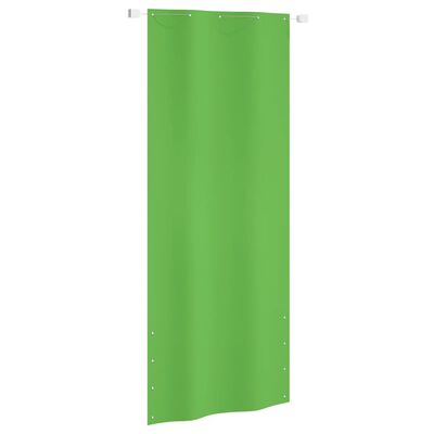 vidaXL Balcony Screen Light Green 100x240 cm Oxford Fabric
