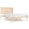 vidaXL Bed Frame without Mattress 135x190 cm Double Solid Wood