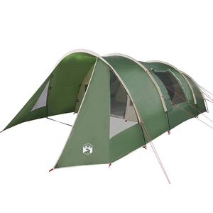 vidaXL Tunnel Tent 5-Person Green and White 805 x 405 x 211 cm